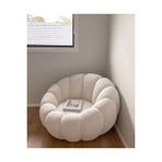 S Home Design Concept Pumpkin Teddy Beyaz Peluş Berjer Peluş Beyaz