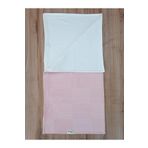 S.kahve Kız Erkek Bebek Battaniyesi Pike%100 Pamuklu Doğal Organik Uyku Çift Taraflı Örtü 86x86cm PEMBE