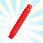 S Kırmızı Stil Patlama Tüpü Duyusal Oyuncağı Fidget Gerdirme Körük Çocuklar Çok Renkli Sıkıştırma Borusu Adhd Anksiyete Oyuncağı (Yurt Dışından)