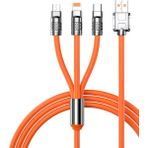 S Line S-Line 3'ü 1 Arada Şarj Kablosu – Micro Usb, Lightning ve USB Type-C Uyumlu