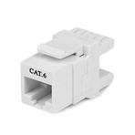 S-Link 8P8C Cat6 180 Derece Beyaz Keystone Jack