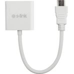 S-link Hdmi to Audio Micro Usb Çevirici Beyaz
