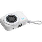 S-Link M130 10000MAH PD20W 15W Magsafe+Watch+Airpods Beyaz LCD Taşınabilir Pil Şarj Cihazı Powerbank