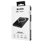 S-Link MG105 Magsafe Siyah 5.000 mAh 2xType-C 4 LED Göstergeli Powerbank
