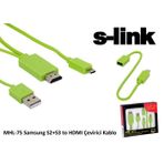 S-link MHL-75 HDMI Çevirici Kablo
