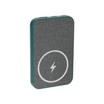 S-link P50 5000mAh PRM PD22.5W+QC3.0 Magsafe 15W Kablosuz Standlı Yeşil Taşınabilir Pil Şarj Cihazı Powerbank