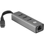 S-Link S-Lınk SW-U3325, Gigabit, Type-C To RJ45, 3xusb 3.0, Metal, Ethernet Kartı