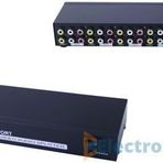 S-Link SL-18AV Siyah 8'li AV Splitter