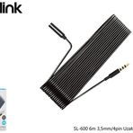 S-Link SL-600 6m 3,5mm-4pin Uzatma Kablosu