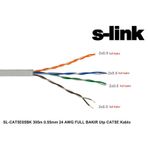 S-Link SL-CAT5E05BK 305 m 0.5 mm 24 AWG Full Bakır UTP Caste Kablo