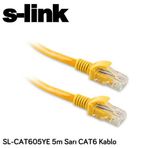 S-Link SL-CAT605YE-S CAT6 5 M Sarı Network Kablosu