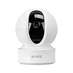 S-Link SL-IND04 WiFi 3 MP 3.6 mm Lens 10 mt Gece Görüşü Hareket Algılama İki Yönlü Ses Micro SD Kartlı Bebek Güvenlik Kamerası