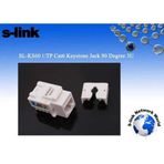 S-Link SL-KS60 UTP CAT6 Jack3U 90 Der Kestone