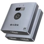 S-Link Sl-Lu602 2-Port 4K 60Hz Hdmı Çift Yönlü (Bi-Directional) Akıllı Switch