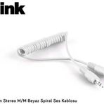 S-Link SL-SP2 Beyaz 1 m Stereo Ses Kablosu