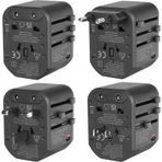 S-Link SL-WL20PD 2-USB 2.4A + PD 20W Yedek Akım Sigortalı 100-240V Universal Çevirici Priz Adaptör