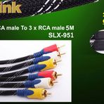 S-Link SLX-951 5 mt RCA Kablo