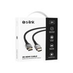 S-Link SLX-HD4K05 4K UHD HDMI v2.0 5 m 60 Hz Metal Uçlu Kablo
