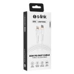 S-Link SW-C120 35 W 2 mt Type C to Lightning PD Quick Charge Hızlı Şarj Kablosu