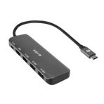 S-Link SW-U518 Gri Metal USB 3 to 3-USB 3.0 1-Type-C PD 1-4K HDMI Adaptör