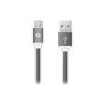 S-Link Swapp SW-C503 1m 2A Micro USB Metal Slim Siyah Data+Şarj Kablosu