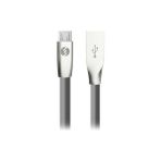 S-Link Swapp SW-C505 1m 2A Micro USB Metal Slim Siyah Data+Şarj Kablosu