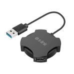 S-Link Swapp SW-U212 Siyah Usb 2.0 4 Port Hub Kablolu Çevirici Adaptör