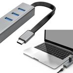 S-Link Swapp SW-U3325 4 in 1 Gigabit 1000 Mphs 3 Port USB 3.0 Ethernet Type C Hub Adaptör