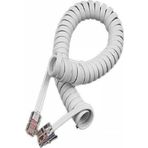 S-Link Telefon Ahize Spiral Beyaz Kordon Kablosu