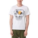S.Oliver 0100 Erkek Beyaz T-Shirt