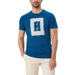 S.Oliver 2118038 Mavi Erkek T-Shirt