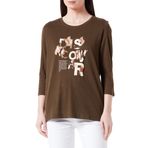 S.Oliver 2122350 Kahverengi Kadın T-Shirt