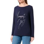 S.Oliver 2122531 Mavi Uzun Kollu Kadın T-shirt