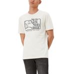 S.Oliver Wollweiß Erkek T-shirt