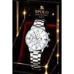 S.POLO HEDİYELİK YENİ SEZON ÇELİK KORDON ERKEK KOL SAATİ BABALAR GÜNÜ HEDİYESİ SEVGİLİLER GÜNÜ HEDİYESİ