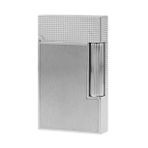 S.T. Dupont 16603 Ligne 2 Diamond Head Pattern Brushed Platinum Çakmak