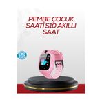 S10 Akıllı Çocuk Saati Konum Takip ve Güvenlik Özellikli UCZZZS10SAATPEMBE-1