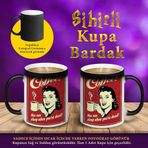 S158 Coffee Yazılı Sabah Kahvesi Sihirli Kupa Bardak
