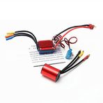 S2430 5800KV Fırçasız Motor 4P Sensörsüz 25A Fırçasız ESC Elektrikli Hız Kontrol Cihazı 1/16 1/18 RC Araba Kamyon için