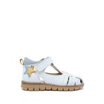 S24V013 Kifidis-Kids Erkek Çocuk Deri Sandalet 25-30 Krem 27-28