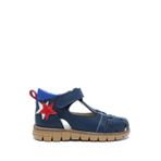 S24V013 Kifidis-Kids Erkek Çocuk Deri Sandalet 25-30 Mavi 26