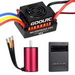S3660 3300KV Sensörsüz Fırçasız Motor 60A Fırçasız ESC ve 1/10 RC Araba Kamyon için Programlama Kartı Combo Set