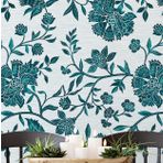 S4Sassy Soy Ve Yapıştır Vinil Duvar Kağıdı, Geleneksel Botanik Duvar Kağıdı Temas Kağıdı Su Geçirmez- Yeşil, 25"X 60", Yatak Odaları, Dolaplar Için Ev Dekoru Için Çıkarılabilir Duvar Kaplaması