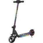 S5 Elektrikli Çocuk Scooter - 130W, LED Işıklı, Amortisörlü (Dizlik ve Dirseklik Hediyeli)