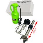 S50 70 Litre Profesyonel Sanayi Tipi El Blender - Yeşil