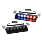 S6 LED Mavi - Kırmızı Çakar Modül Mercekli Çakmaklık Girişli - SİSTEM LED MARKET