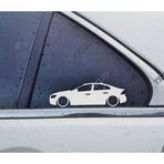 S60 2nd gen R-design Kelebek Cam Oto Sticker 17 CM 2 Adet