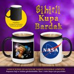 S73990 Nasa Logolu Gezegenler Sihirli Hediyelik Kupa Bardak