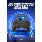 S'82 2.4 İnç Ekran 520 Oyunlu Retro Temalı Kablosuz Oyun Kolu El Atarisi