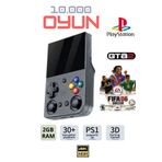 S'82 El Atarisi 3.5 Hd Ekran Gamepad Nostalji Oyun Atari PSP/PS1/Fıfa Gta Mario 10.000 Games Oyun Konsolu